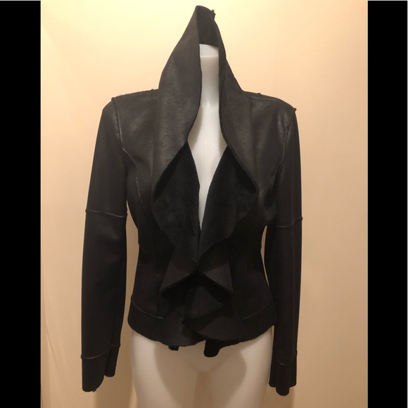 GUESS FAUX SUEDE LEATHER LIGHTWEIGHT JACKET🧥Sz M - Picture 12 of 17